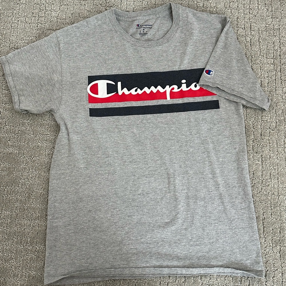 Champion Heather Gray Crewneck Tee